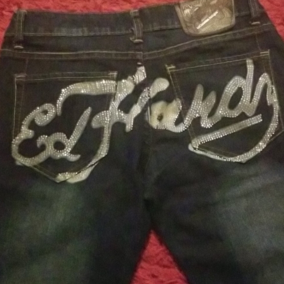 💋Rare💋 Ed Hardy Jeans  By Christian Audigier - Picture 10 of 12